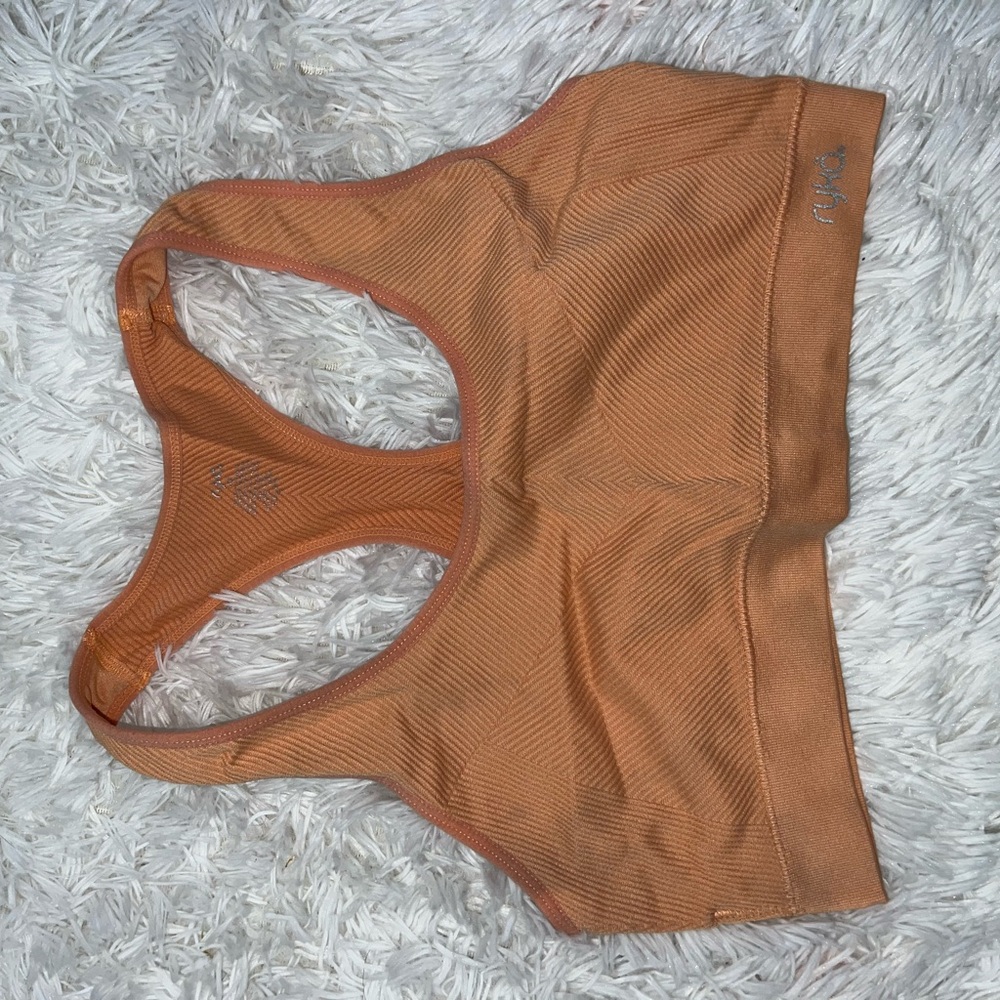 Seamless Orange Sports Bra